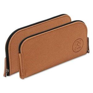 Pencil Case Pen Case Pouch Felt Brown